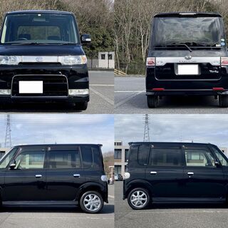 L350最終モデル◆車検2年付き◆H18年 DAIHATSU タントカスタム/カスタムX/純正HID/機関良好/純正アルミホイール/の画像