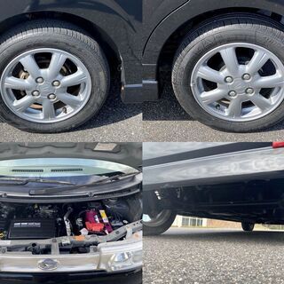 L350最終モデル◆車検2年付き◆H18年 DAIHATSU タントカスタム/カスタムX/純正HID/機関良好/純正アルミホイール/の画像