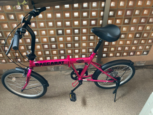 ☆ 折り畳み自転車　6段切替付き　20インチ　美品！