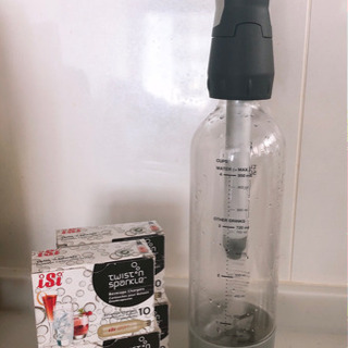 取りに来て下さる方！ソーダマシン クリアー 950ml ツイスパ...