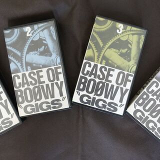 BOOWY "CASE OF BOOWY" VHS1～4巻