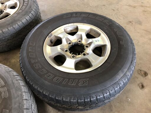 225/80R15☆三菱純正アルミホイール＆ノーマルタイヤ４本セット✨お買い得✨