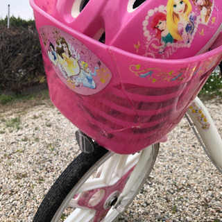 引渡済！自転車　18インチ　ディズニープリンセス　の画像