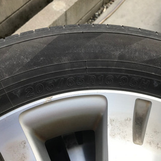 トヨタ　純正　アルミ付き4本セットの画像