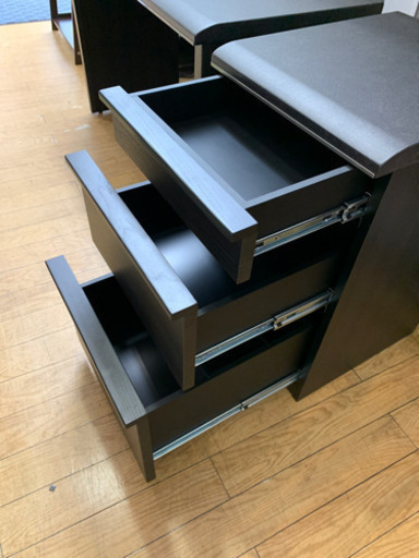 ⭐️高級感⭐️シギヤマ家具 デスク&サイドチェスト2点セット MODERNO モデルノ 極美品