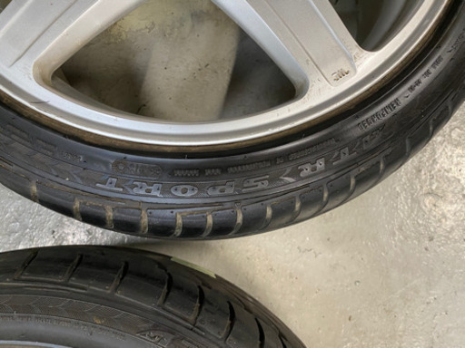 18インチ225/40ATRSPORTバリ溝
