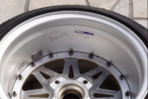 WORK Equip03 9J×15（off-3）深リム 旧車