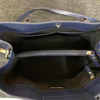 ラフィナータ/RAFFINATA by GIANNI NOTARO ハンドバッグ 牛革 イタリア製 バッグ ハンド ショルダー 2way レザー ネイビー 南12条店の画像