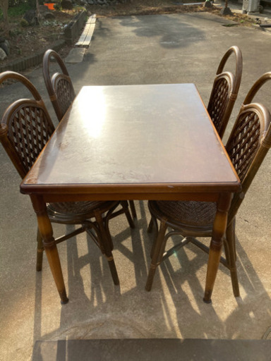 松田家具　ダイニングテーブル　椅子