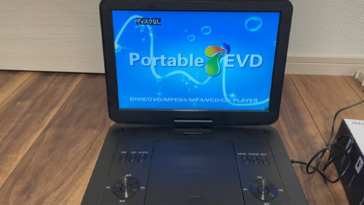 Jekero ポータブルDVDプレーヤー【車載ケース付き】14インチ 携帯式