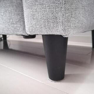 【決まりました】二人がけソファー　グレーの画像