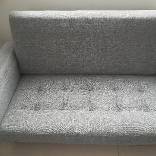 【決まりました】二人がけソファー　グレーの画像