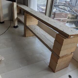 お取引中　インダストリアル　テレビ台　DIY　耐火レンガ　足場板