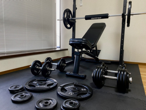 【定価15万のホームジムセット】 検 筋トレ ダンベル バーベル ベンチ 懸垂 値下げしました！