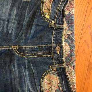 錦　デニムハーフパンツ　34の画像