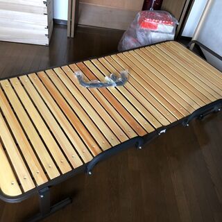 すのこ 折りたたみベッド 200cm スノコの画像