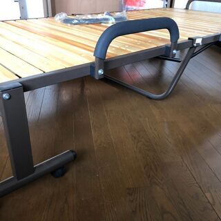 すのこ 折りたたみベッド 200cm スノコの画像