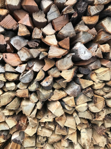 乾燥薪　広葉樹MIX 50円/Kg  500kg【1m3】