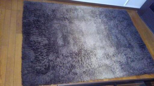 ラグ 193cm×130cm グレー