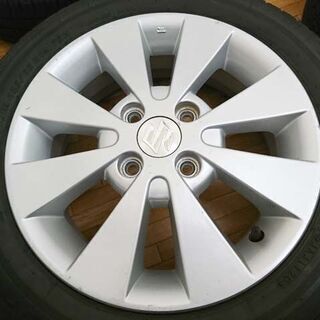 値下げ送料込ワゴンRタイヤ新品未使用 純正ホイール&BSタイヤ155/65R14 値下げ送料込ワゴンRタイヤ新品未使用 純正ホイール&BSタイヤ155/65R14