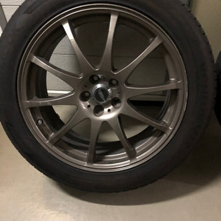 4本セット　スバル車プリウス他　ホイール　5H100 225/50ZR18の画像