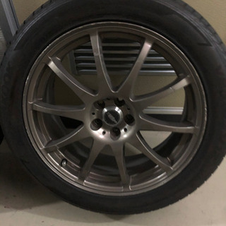 4本セット　スバル車プリウス他　ホイール　5H100 225/50ZR18の画像