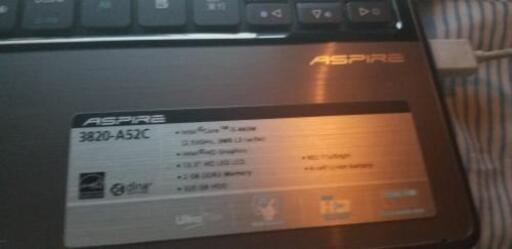 Acer パソコンAspire3820ご相談ください