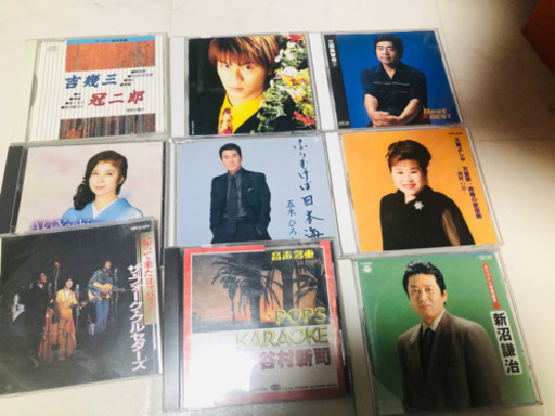 演歌大量中古CD40枚吉幾三　三山ひろし　谷村新司　天童よしみ　八代亜紀など