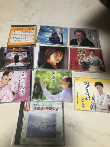 演歌大量中古CD40枚吉幾三　三山ひろし　谷村新司　天童よしみ　八代亜紀など