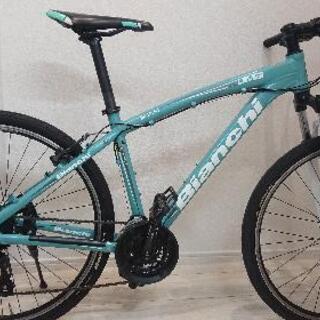 【受け渡し者決定済】クロスバイク　Bianchiビアンキ　MTB...