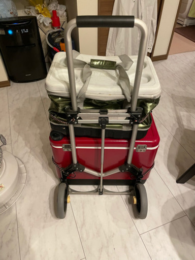 (商談中)コールマン スチールベルトクーラーボックス＆アルティメットエクストリームソフトクーラー＆コールマンキャリー