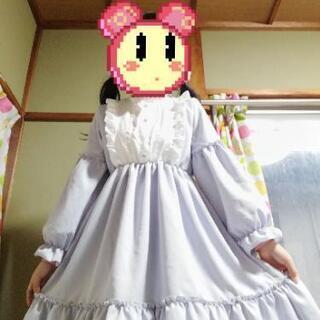 ワンピース コスプレfree size ロリータ 可愛い　メイド服