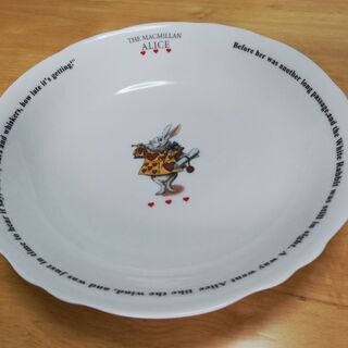 アリス絵皿2枚（未使用）0円