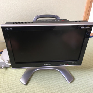 SHARP 液晶テレビ　日本製　B-CAS有　16インチの画像