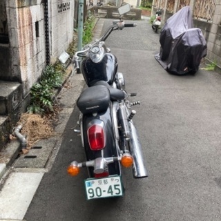 【最終値下げ】【3/17終了】バイク400cc アメリカン型(絶版　初期型　ホンダ　シャドウ400 Honda SHADOW 400)の画像
