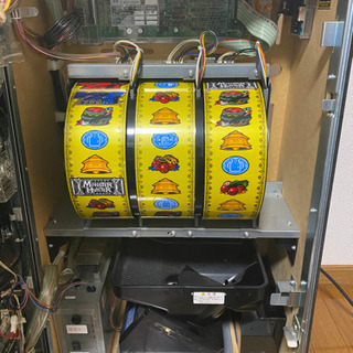 パチスロスロット 実機 モンスターハンター　モンハン　月下雷鳴　コイン不要機 ボリューム付き