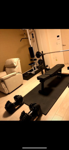 ベンチプレス、ダンベル一式