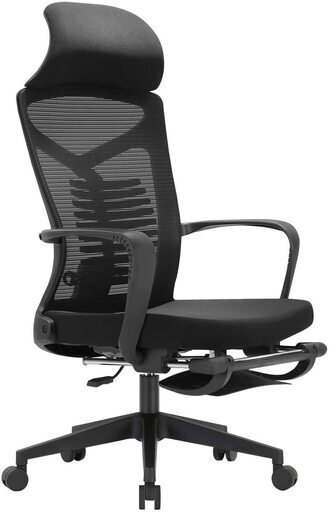 ハイバックリクライニングチェア フットレスト付き（新品）　受け渡し決まりました。