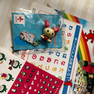 チーバくんグッズ、時計、折り紙など〔お子さんいる方〕