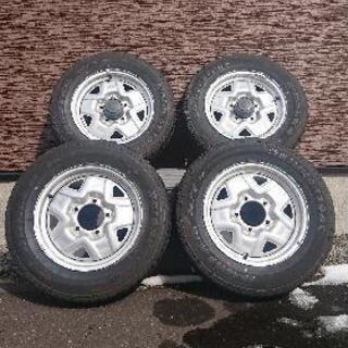 【値下げしました】ジムニー夏タイヤ(純正スチールホイール付)