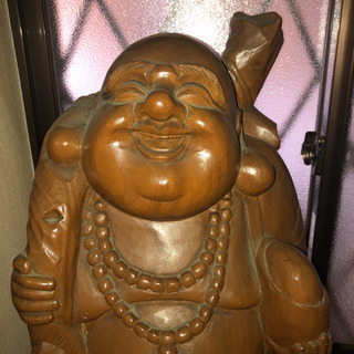 大黒様の木彫りの画像