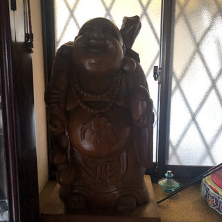 大黒様の木彫りの画像