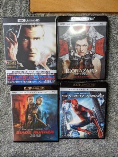 4K ULTRA HD ブルーレイDVD各種