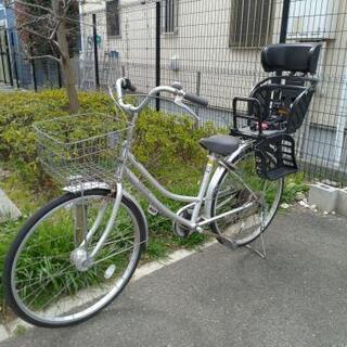 26インチ   シマノ外装6段    子供乗せ付自転車