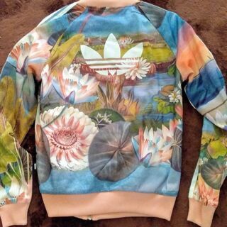 adidas ジャージ 総花柄 の画像