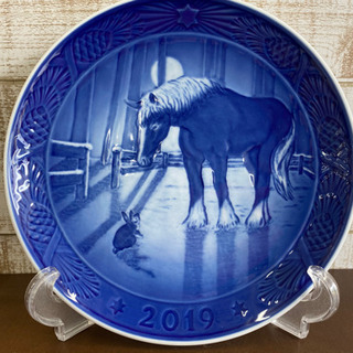 【愛品館江戸川店】ロイヤルコペンハーゲンイヤープレート 2019年Meeting in the Paddock ID102-023204-007の画像