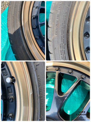 16インチメーカー不明(WREST製？)ホイールタイヤセット　軽カー等に