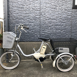 ブリヂストン 電動アシスト付三輪自転車 アシスタ 三段変速 充電器付 
