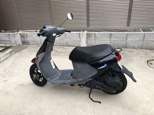 スズキ　レッツ４　ブラック　程度よいです　自賠責保険セットです