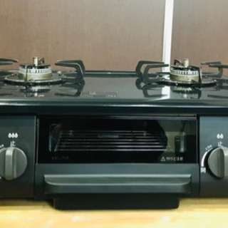 ★【引取り決定済み】中古品　Paloma都市ガスコンロ　排気口網欠品
